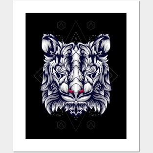 tiger skin Posters and Art